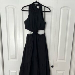 A.L.C Casey Crochet Trim Maxi Dress